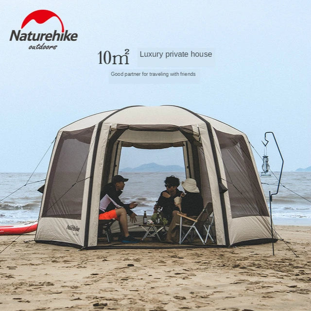 airpole tent Inflatable Hexagon Airpole Tent – www.naturehikeoman.com