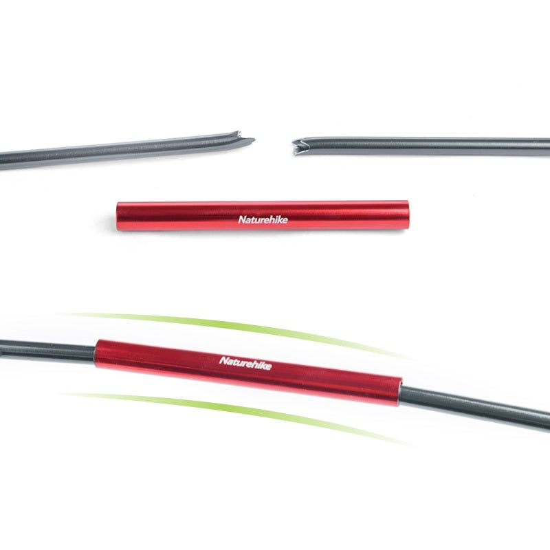 Tent pole sleeve repair kit