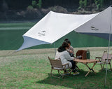 UPF50+ Sun proof Hexagon Camping Tarp Canopy Large