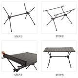 Detachable Aluminium Alloy Table