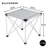 Brand: Blackdeer
Category: Folding Table
Color: silver
Material: Aluminum Alloy


-Variant BD12022406 Medium
Dimensions:
*52 x 52