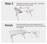 BlackDeer Sparrow Wood Aluminium Alloy Folding Table