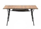 Wood Grain Telescopic Foldable Picnic Table
