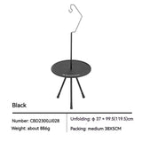BlackDog Mini Portable Round Table