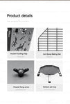 Folding Fire Pit Grill
