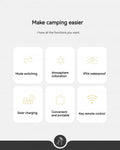 Solar Chandelier Ball String Light