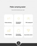 Solar Chandelier Ball String Light