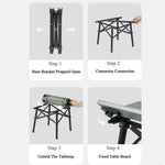 Ultralight Aluminum Alloy Square Table