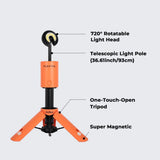 Outask td-1 outdoor telescopic camping style light: