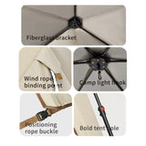 Naturehike Cloud Quick opening Canopy- Hexagonal