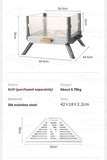 Naturehike Fire Viewing Glass Wood Stove
