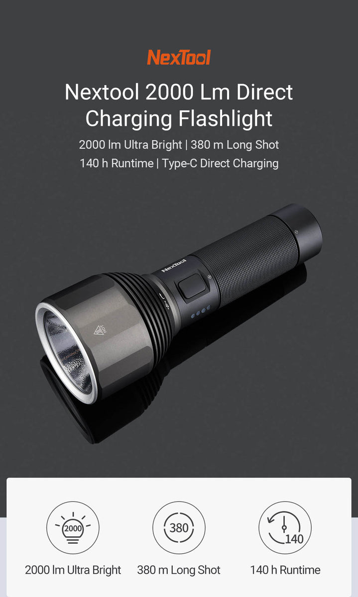 NexTool High Lumin Flashlight – www.naturehikeoman.com