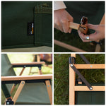 Lightweight Folding Wooden Chair