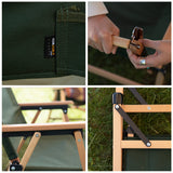 Lightweight Folding Wooden Chair