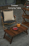 Camping Folding Wooden Table