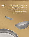 Ultralight Titanium Plate