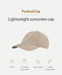 Lightweight Sunscreen Peaked Cap