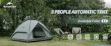 Naturehike 3-4 Person Automatic Tent