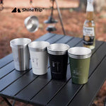 ShineTrip 4pc Steel Mug Set