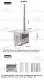 NatureHike multipurpose Wooden stove