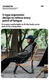 ShineTrip Highback Folding Chair