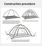 NatureHike PU series Lightwieght 2 person Tent