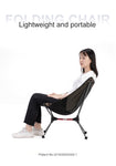 outdoor folding moon chair
