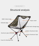 outdoor folding moon chair