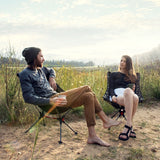 outdoor folding moon chair