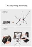 outdoor folding moon chair