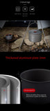 Picnic hanging pot for 4-6 persons