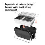 Portable Suitcase Style Barbecue Grill
