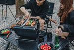 Portable Suitcase Style Barbecue Grill