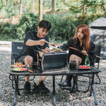Portable Suitcase Style Barbecue Grill