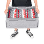 FOLDING POLYPROPYLENE STORAGE BOX
