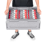 FOLDING POLYPROPYLENE STORAGE BOX