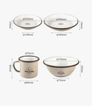 Enamel Bowl 600ML