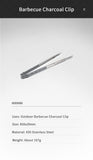 Stainless Steel Charcoal Clip