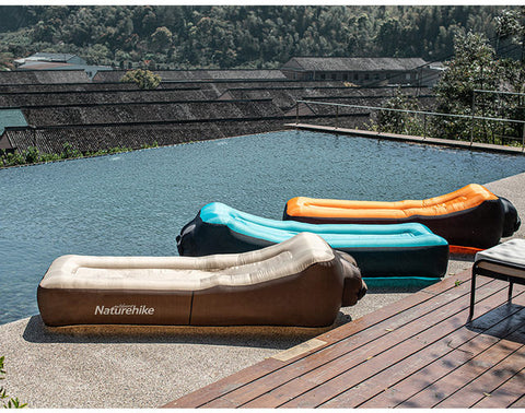 Beach Inflatable Bed Outdoor Beach Double Layer Inflatable Air Sofa Bed – www.naturehikeoman.com