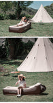 Outdoor Beach Double Layer Inflatable Air Sofa Bed