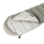 Envelop washable cotton sleeping bag with hood
