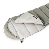 Envelop washable cotton sleeping bag with hood