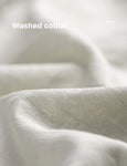 Envelop washable cotton sleeping bag with hood