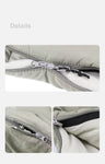 Envelop washable cotton sleeping bag with hood