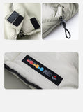 Envelop washable cotton sleeping bag with hood