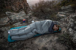 Envelop washable cotton sleeping bag with hood