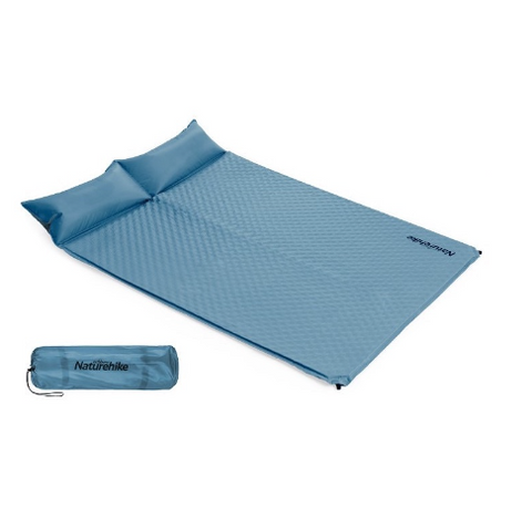 Couple Inflatable Air Mattress with Pillow