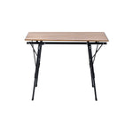 Wood Grain Telescopic Foldable Picnic Table