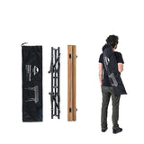 Wood Grain Telescopic Foldable Picnic Table