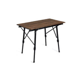 Wood Grain Telescopic Foldable Picnic Table